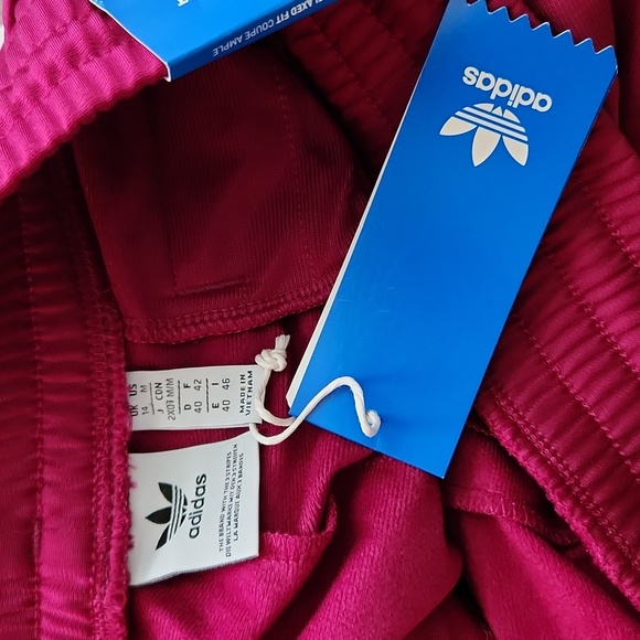 Adidas Danielle Cathari Deconstructed Track PANTS Power Berry - Picture 11 of 12